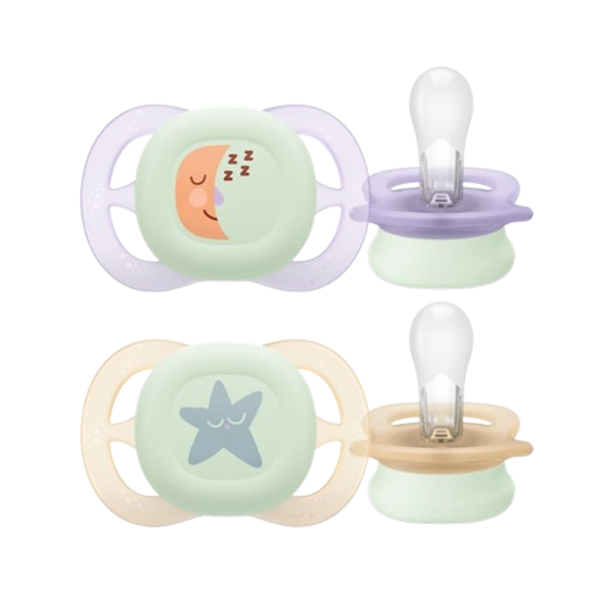 Philips Avent Soother Ultra Start Night time 0-2M -- ZEDSHOPPE
