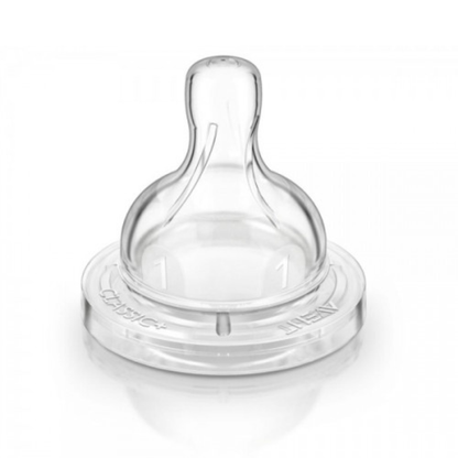 Philips Avent Teat Newborn 0m+ / 1h Pack of 2 -- ZEDSHOPPE