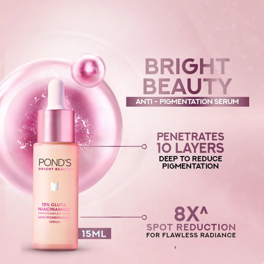 Ponds Bright Beauty Serum 12% Gluta-Niacinamide -15ml - ZEDSHOPPE