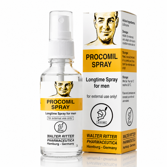 Procomil Delay Spray 45ml bottle - local made men's wellness product