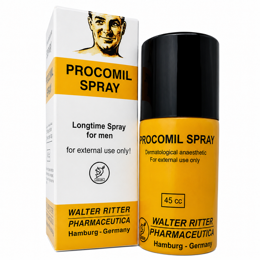 Procomil Delay Spray by Walter Ritter bottle - German imported men's wellness product