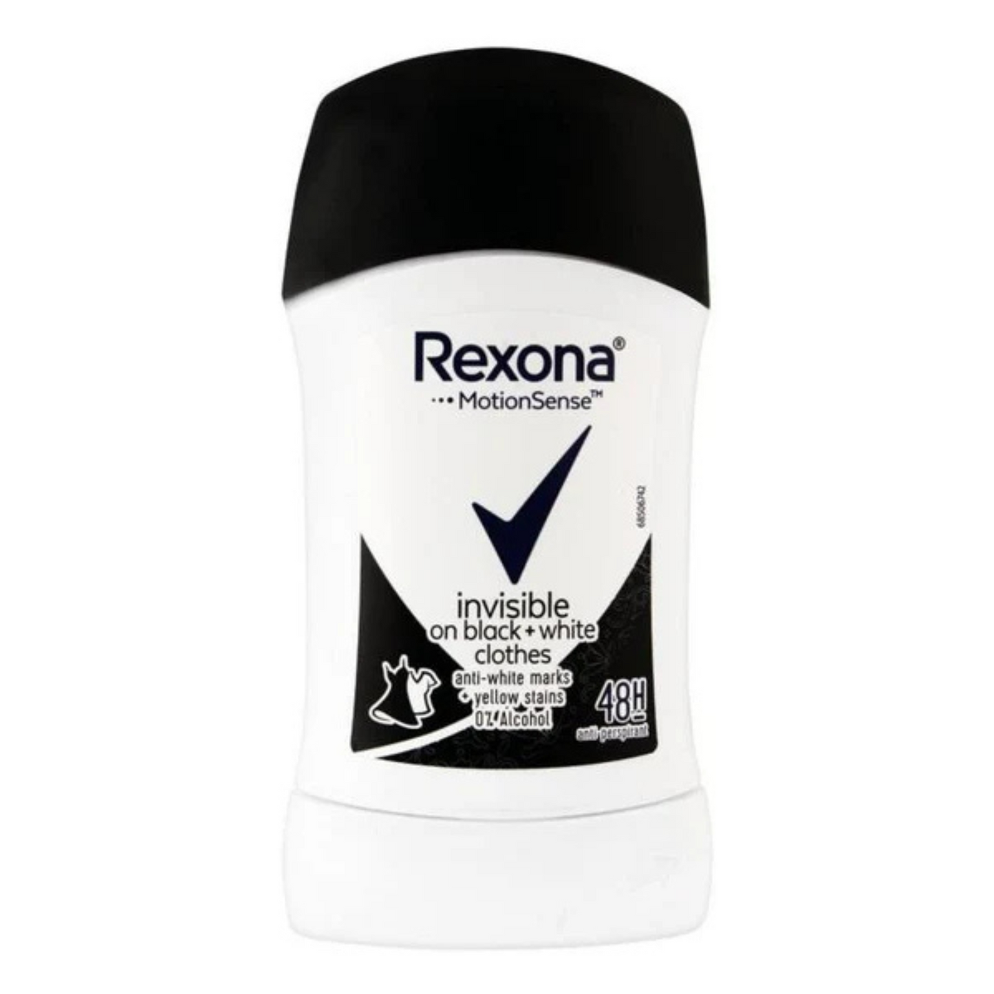 Rexona - Deodorant Stick Women Invisible On Black + White Clothes 40Ml - ZEDSHOPPE