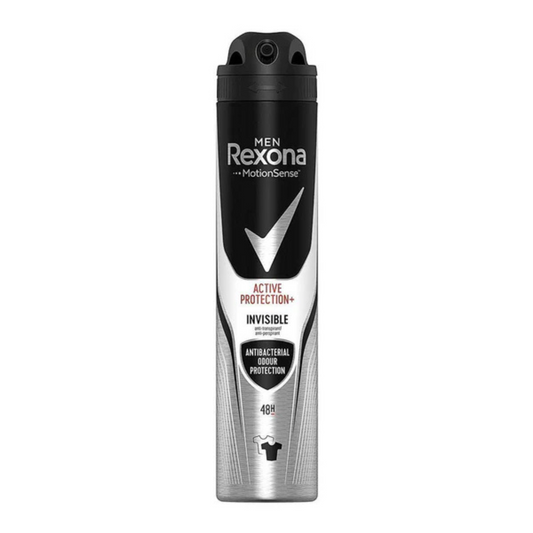Rexona Deodorant Spray For Men Active Protection Invisible 200ML - ZEDSHOPPE