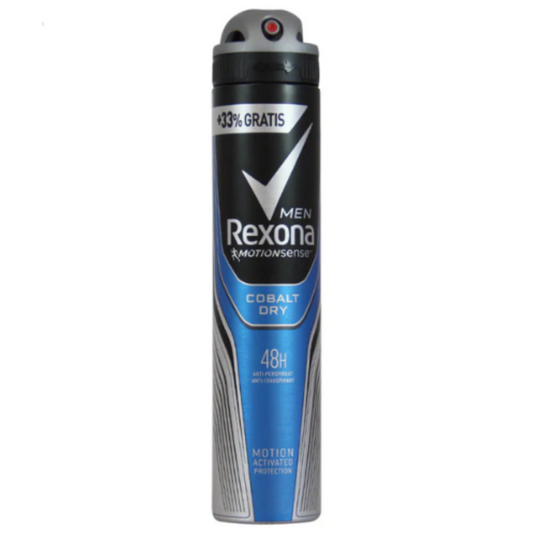 Rexona Deodorant Spray For Men Cobalt Dry 200Ml - ZEDSHOPPE