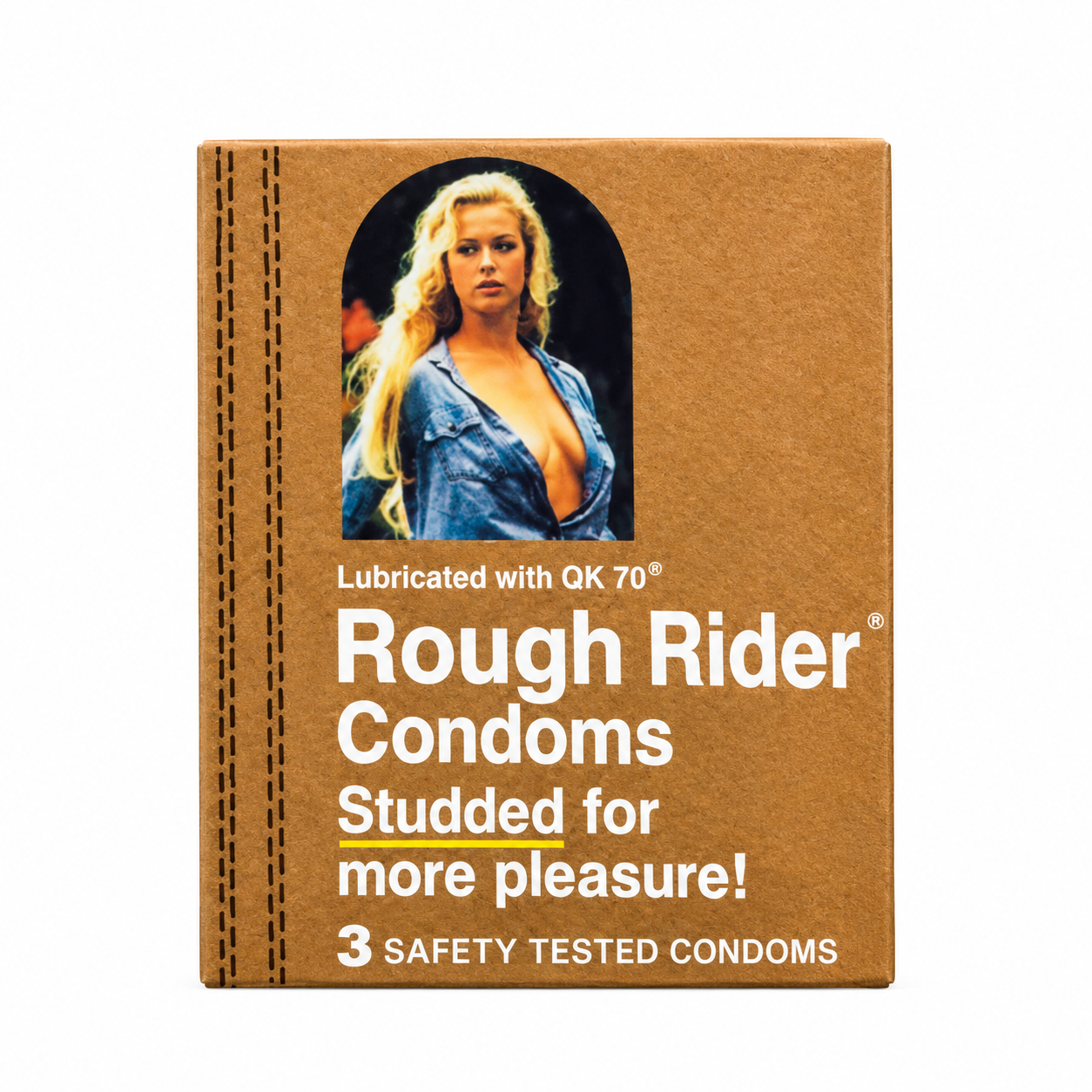 Rough Rider Studded Latex Condoms Pack of 3 box - Brown and Blue variants - ZEDSHOPPE®