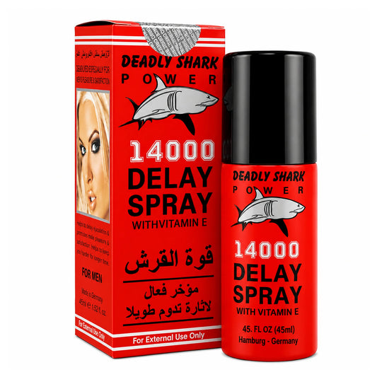 Shark Power 14000 Men's Delay Spray Original German Import.