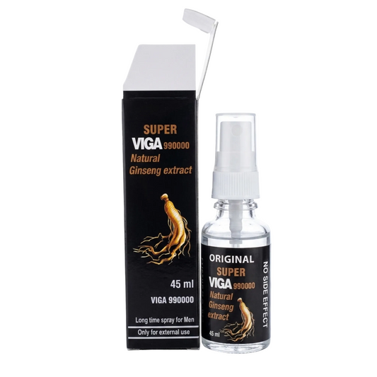 Super Viga 990000 Natural Ginseng Extract Delay Spray 45ml - Men’s Performance Enhancer (Local Made) (Only For Married Couple) - ZEDSHOPPE.COM