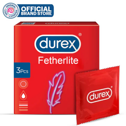 Bundle - Durex - Condoms 3s feather lite + Durex Condom Invisible 3'S