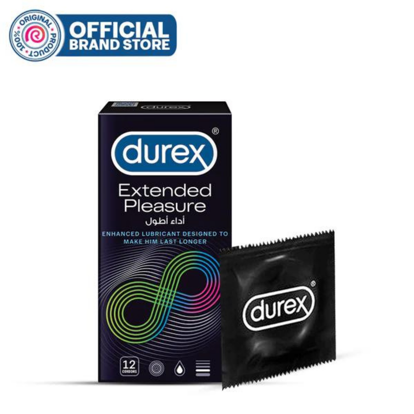 Durex - Extended Pleasure Embellished 12's.