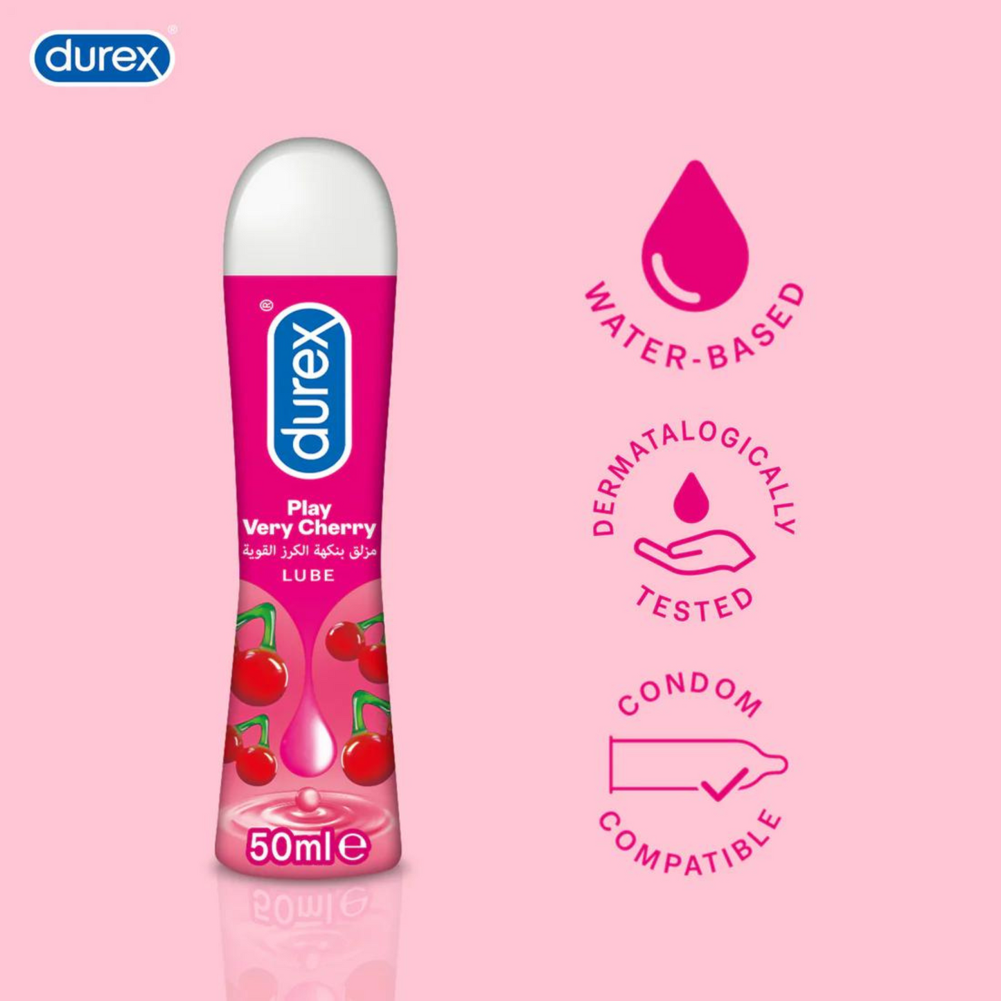 Durex Play Very Cherry Lubricant 50ML.