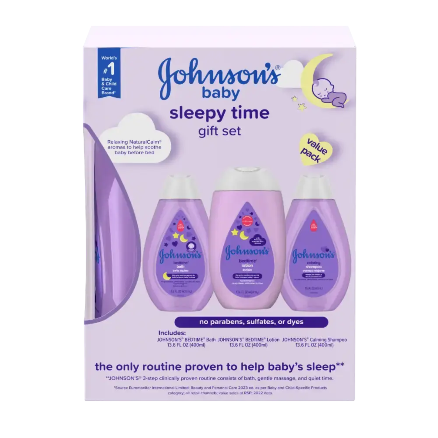 JOHNSON'S Sleepy Time Baby Gift Set.