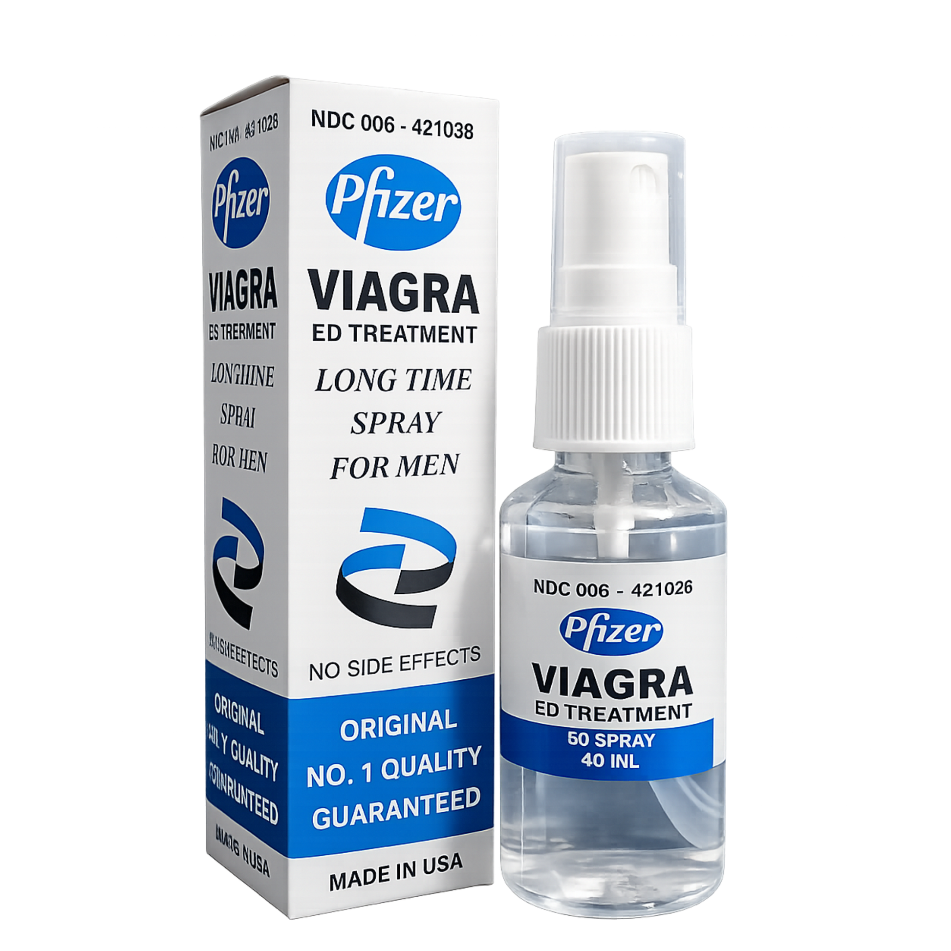 Viagra Long Time Spray 40ml - Men’s Performance Enhancer by Pfizer (Local Made) - zedshoppe.com