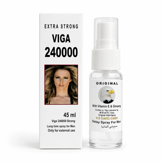 Viga 240000 Delay Spray 45ml - Men’s Performance Enhancer (Local Made) (Only For Married Couple).