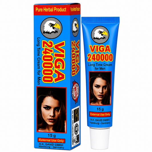Viga 240000 Herbal Wellness Cream tube. Local high quality formula Pakistan ZEDSHOPPE®