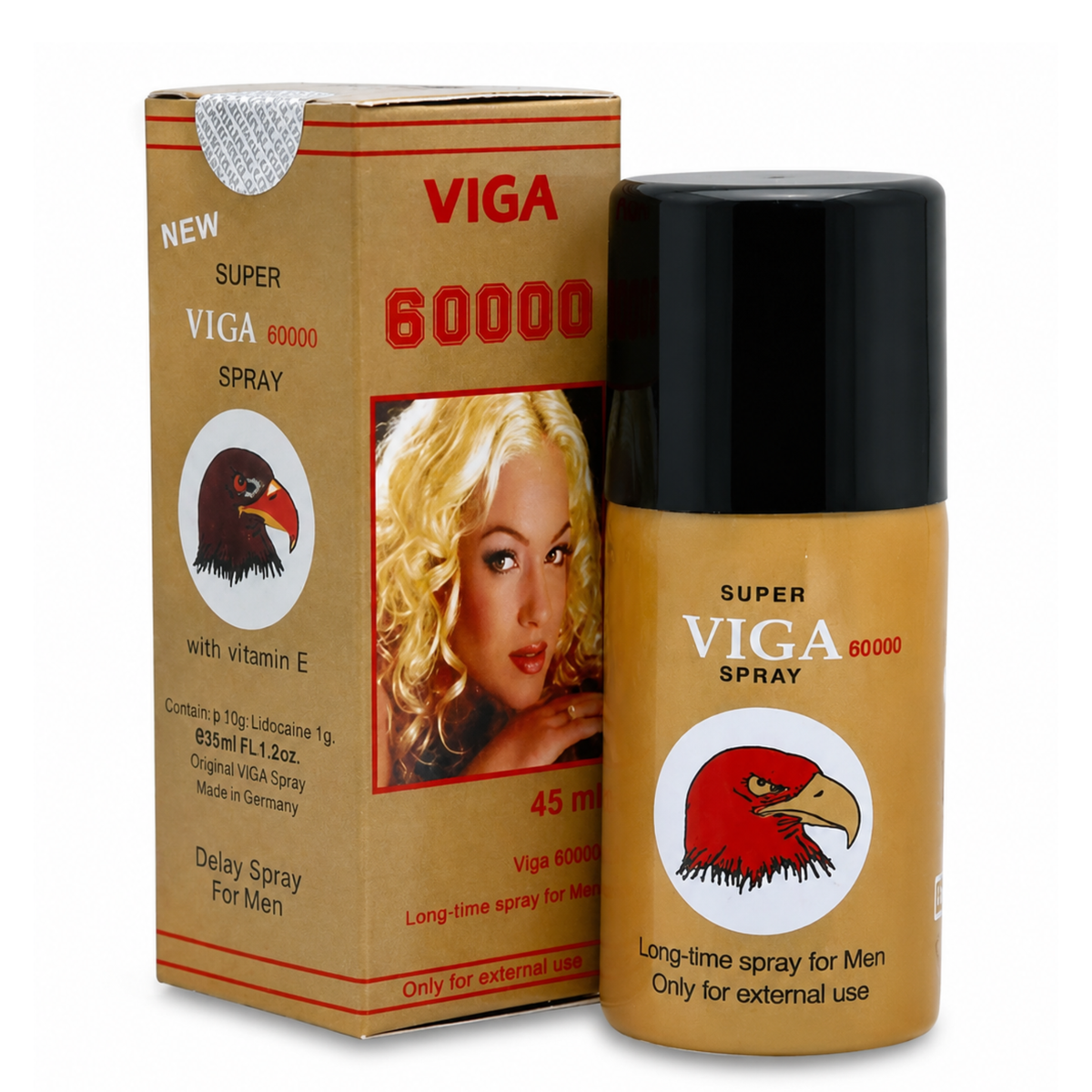 Viga 60000 authentic Delay Spray - verified original import Pakistan - ZEDSHOPPE®