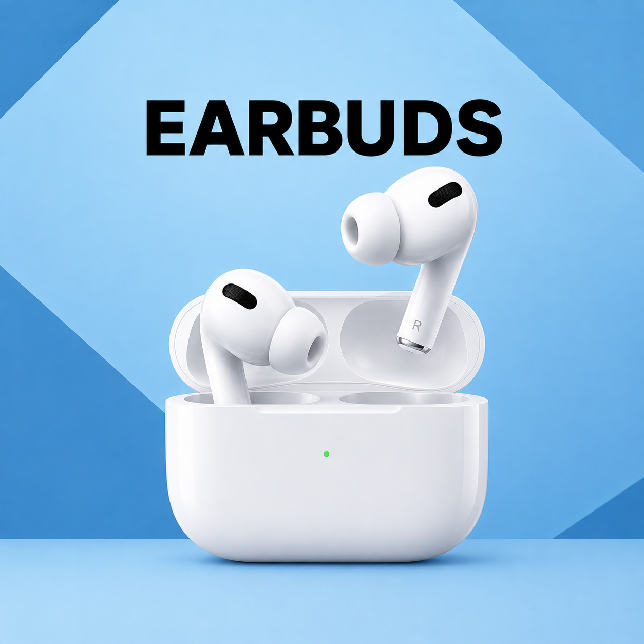 Wireless earbuds collection banner featuring premium white earbuds with charging case available online at ZEDSHOPPE® Pakistan.