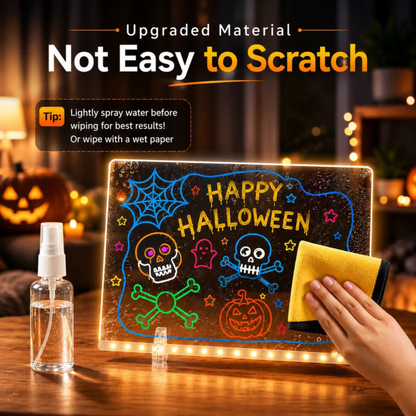 ZEDSHOPPE - LED Colorful Glow Drawing Board