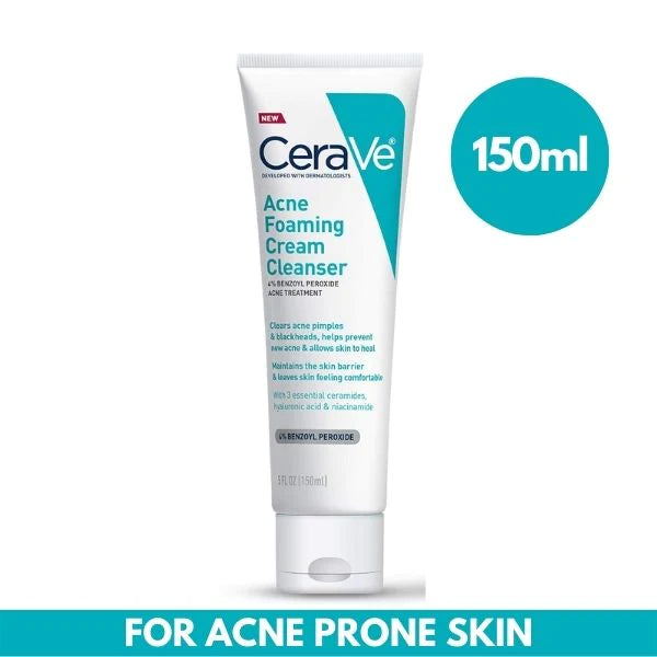 CeraVe Acne Foaming Cream Cleanser - 150ml