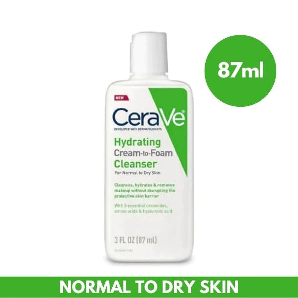 CeraVe Hydrating Cream To Foam Cleanser - 87ml