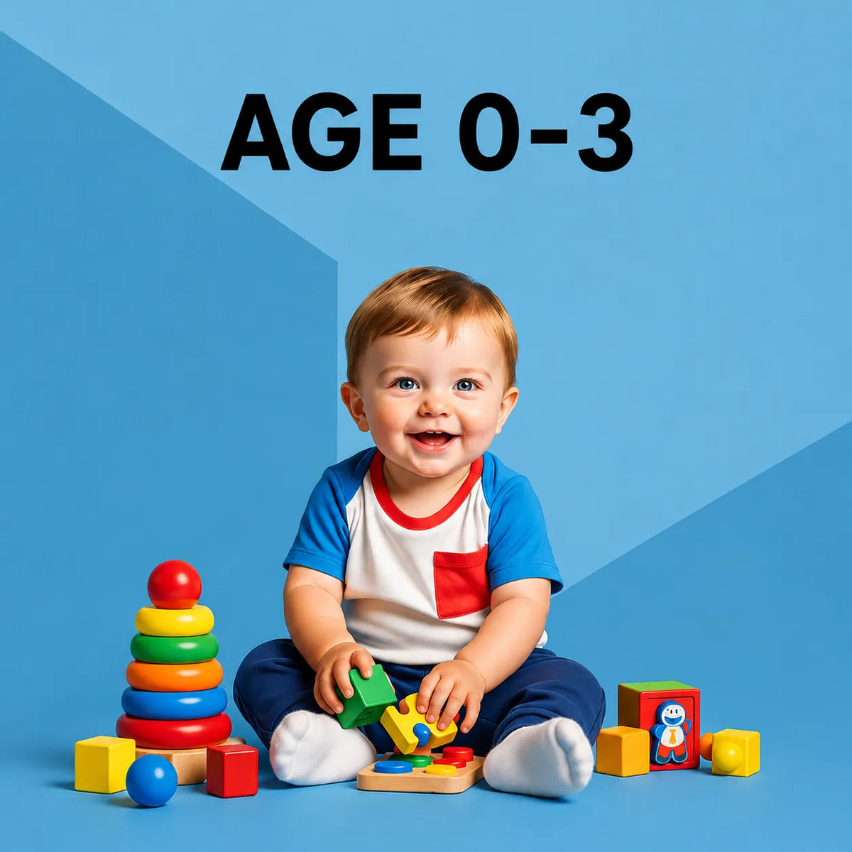 Toys for infants and toddlers aged 0 to 3 years online in Pakistan. Stacking rings, blocks, puzzles | ZEDSHOPPE®.