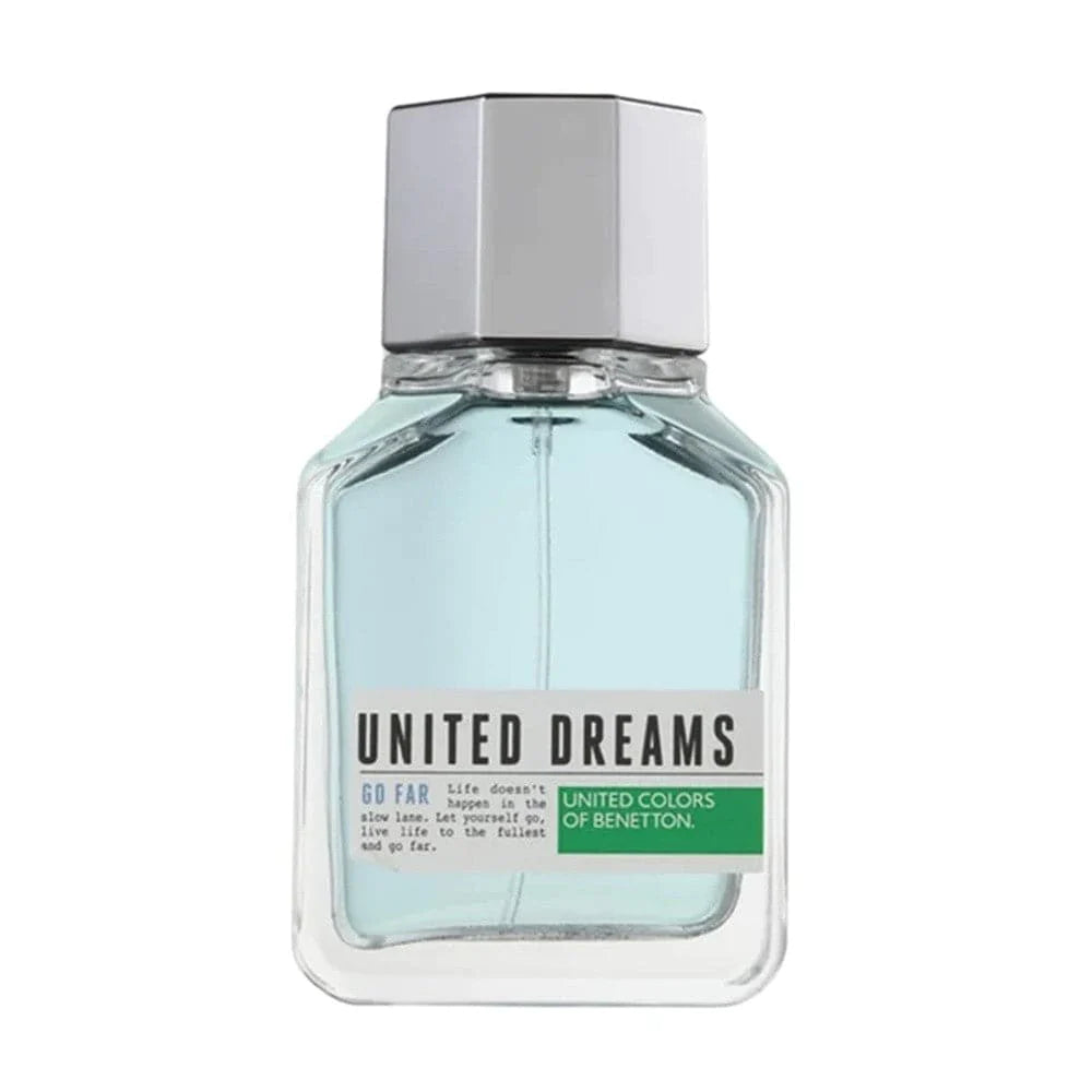 Benetton United Dreams Go Far Eau De Toilette Spray For Men 100ml.