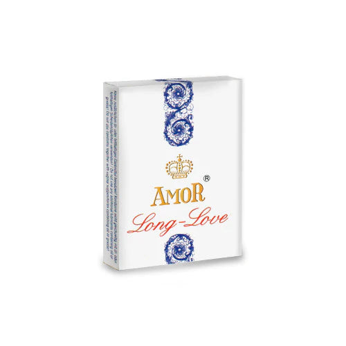 Amor Luxury Long Timing Delay Condoms (12 Pieces) Imported.