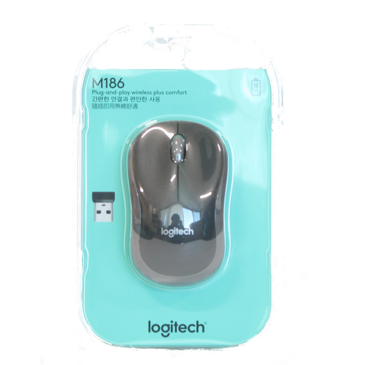 LOGITECH M186 WIRELESS MOUSE (HIGH COPY)