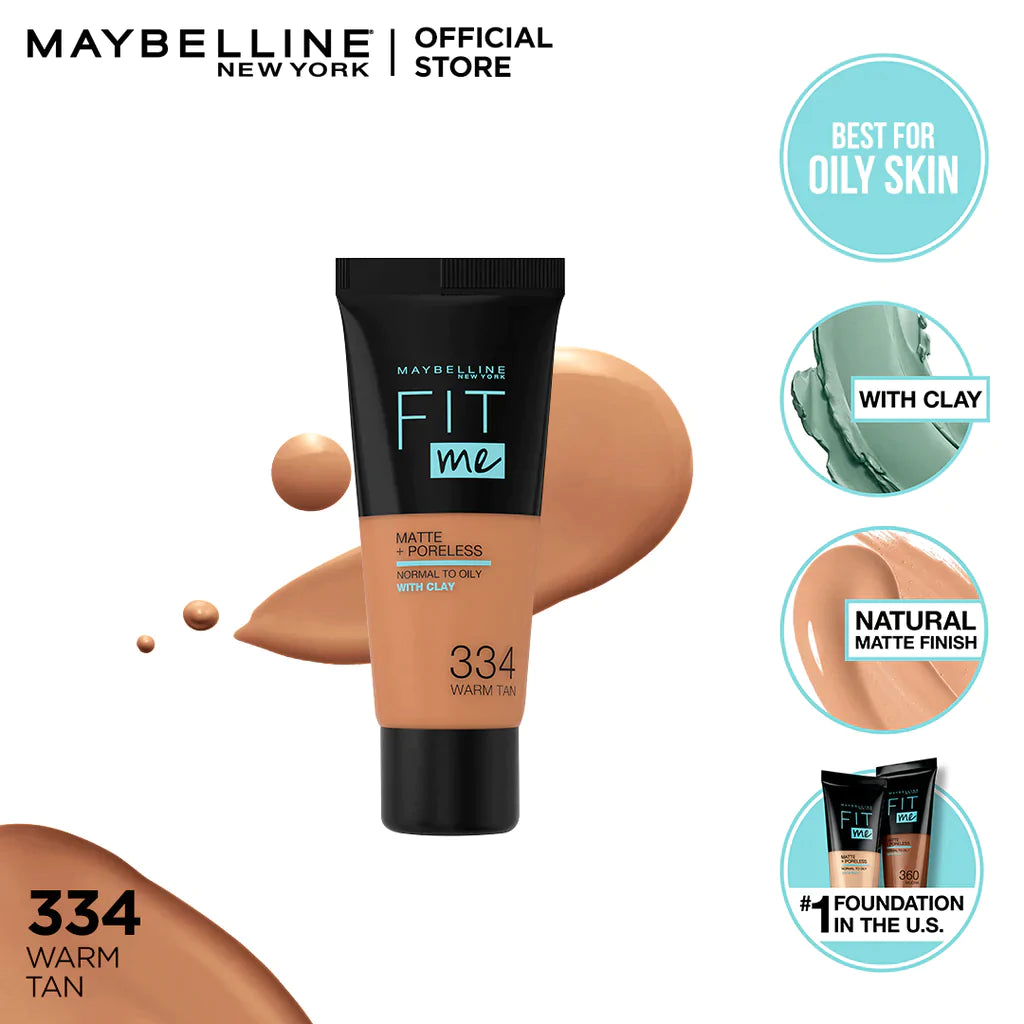 Maybelline NY Fit Me Matte + Poreless Face Foundation - 30ml