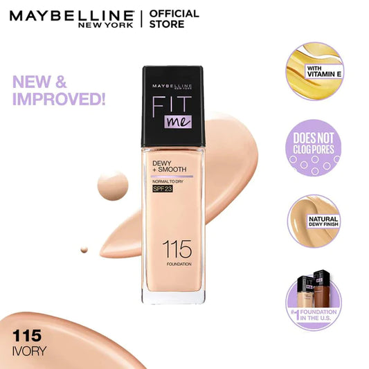 Maybelline NY Fit Me Dewy + Smooth Liquid Foundation - 30ml