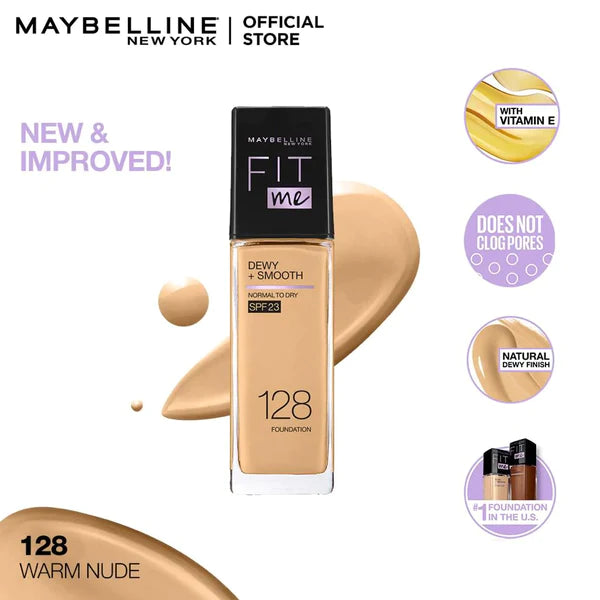 Maybelline NY Fit Me Dewy + Smooth Liquid Foundation - 30ml