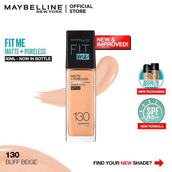 Maybelline NY Fit Me Dewy + Smooth Liquid Foundation - 30ml