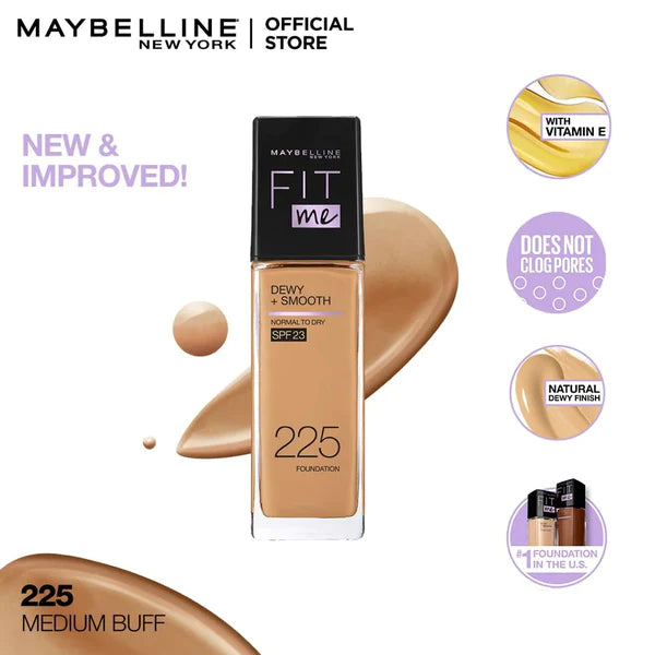 Maybelline NY Fit Me Dewy + Smooth Liquid Foundation - 30ml