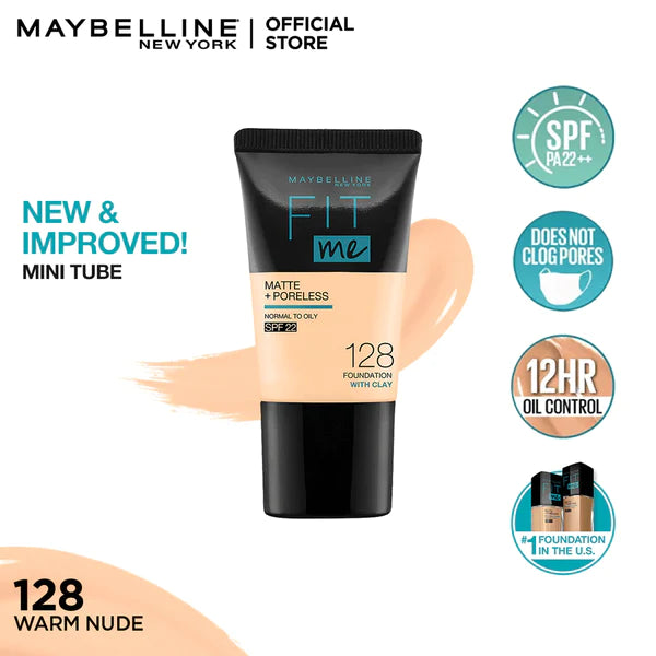 Maybelline NY Fit Me Matte + Poreless Face Foundation - 18ml