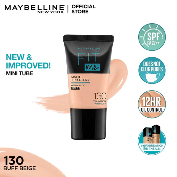 Maybelline NY Fit Me Matte + Poreless Face Foundation - 18ml