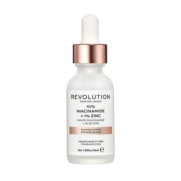 Revolution Skincare 10% Niacinamide + 1% Zinc Blemish & Pore Refining Serum - 30ml