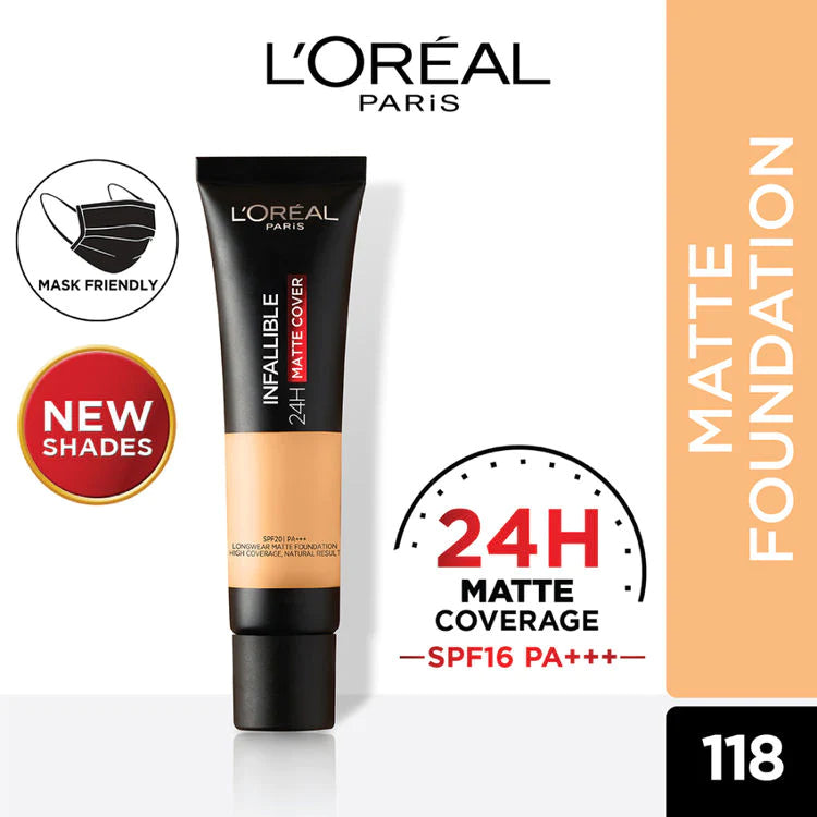 LOreal Paris Infallible 24H Matte Cover Foundation