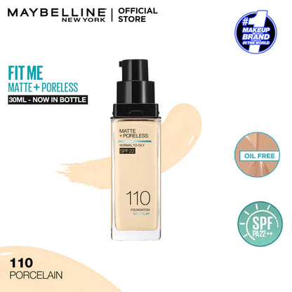 Maybelline NY Fit Me Matte + Poreless Liquid Foundation