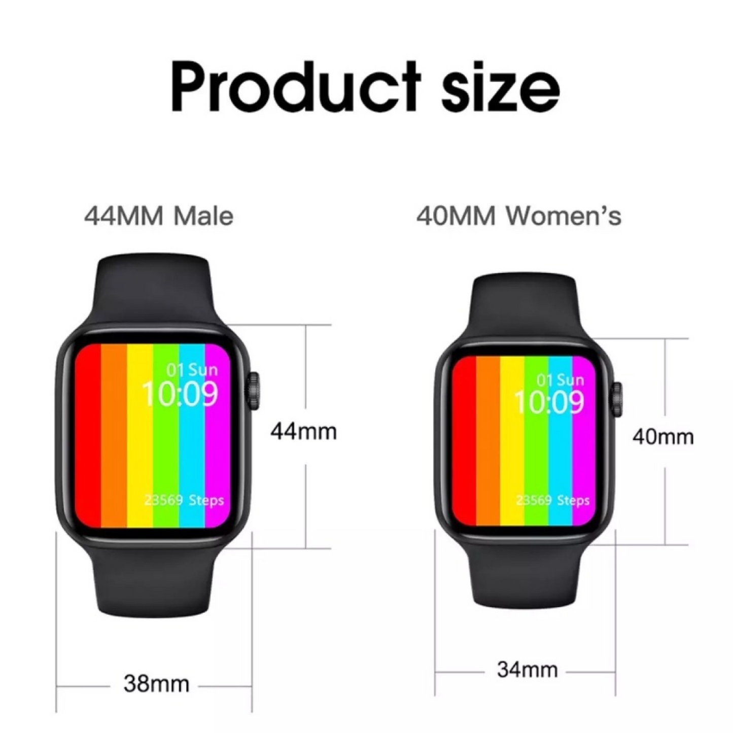 W26 Plus Smart Watch 44mm Size For Apple Watch Men Bluetooth Call 1.75 Inch Screen Rotation Function.