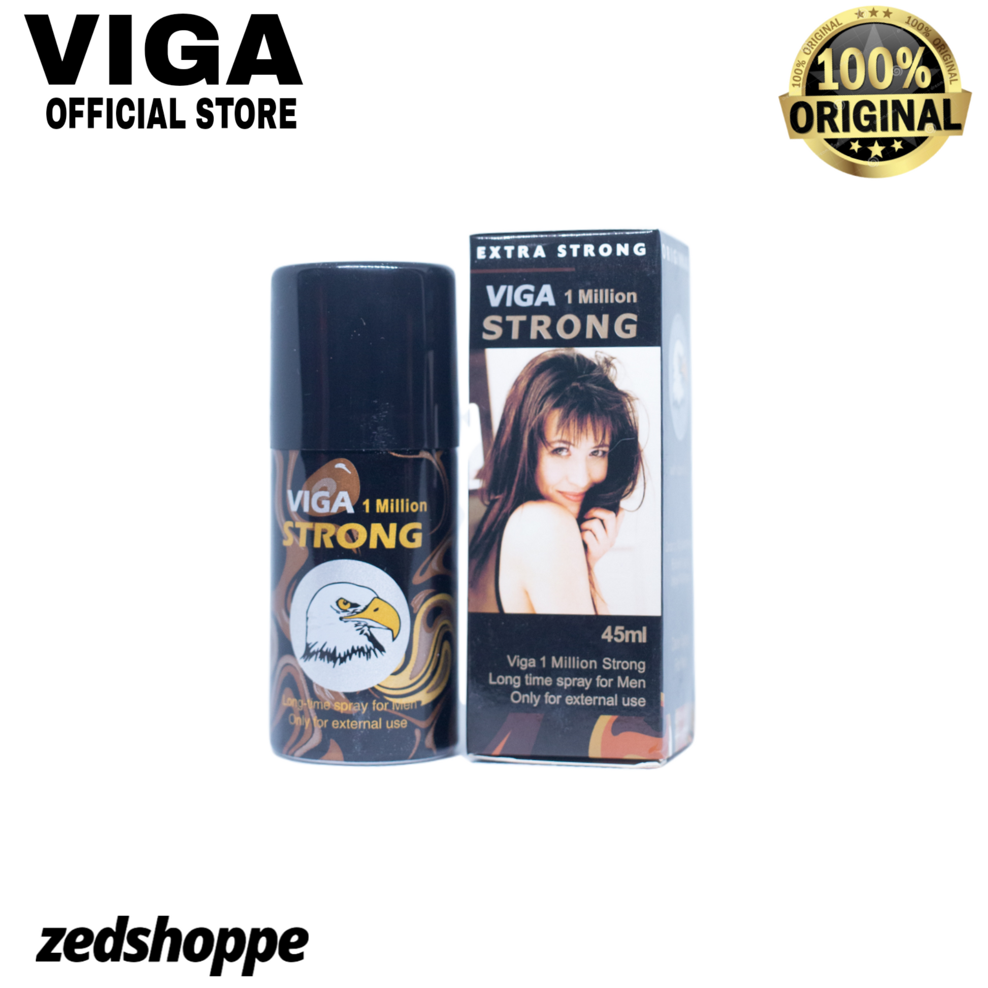 Viga 1 Million Long Timing Delay Spray For Men Zedshoppe™ 6402