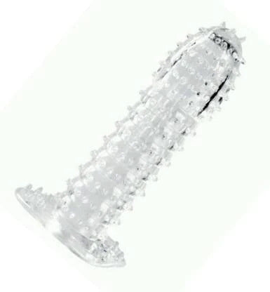 Reusable Crystal Dotted Condom Sleeve (High Quality) Washable.